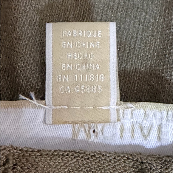 Michael Kors Open Cardigan Olive Green size S - Picture 5 of 5